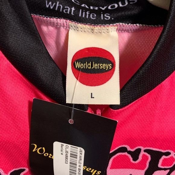 NWT Biker Chick Jersey Pink #1 - Picture 7 of 7